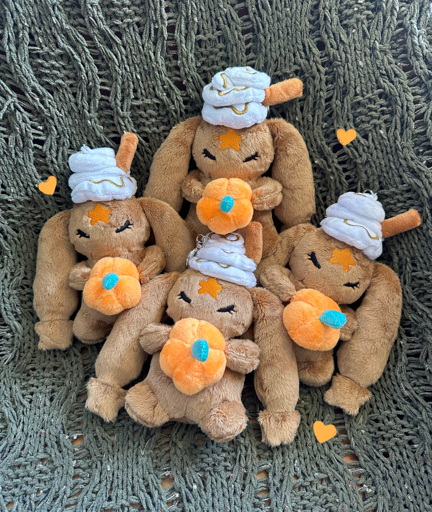 PUMPKIN SPICE BUN-BUN keychain