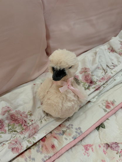 baby swan keychain