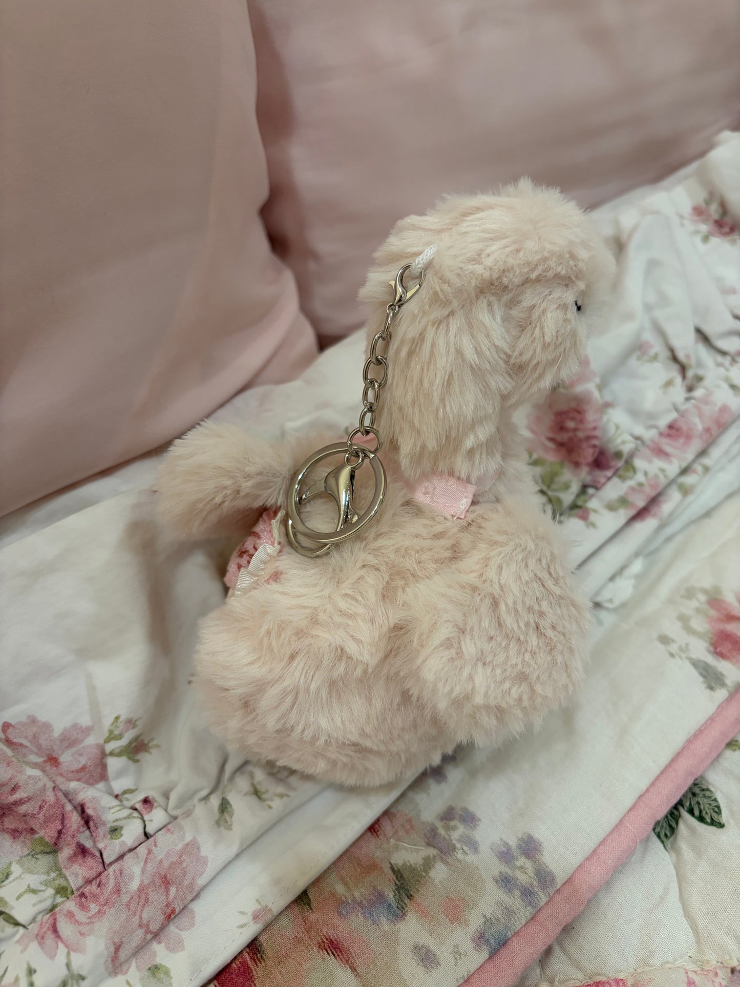 baby swan keychain