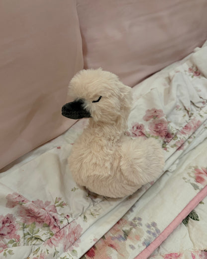 baby swan keychain