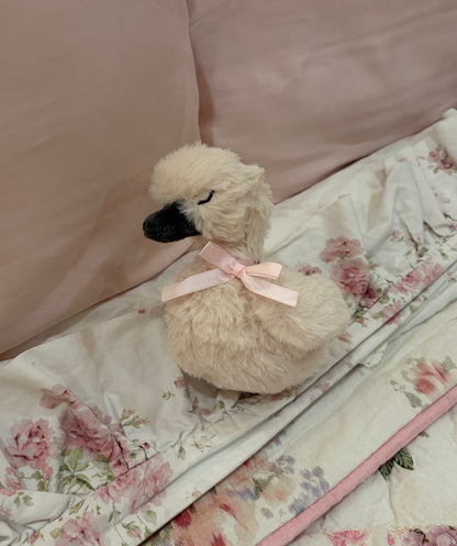 baby swan keychain