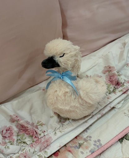 baby swan keychain