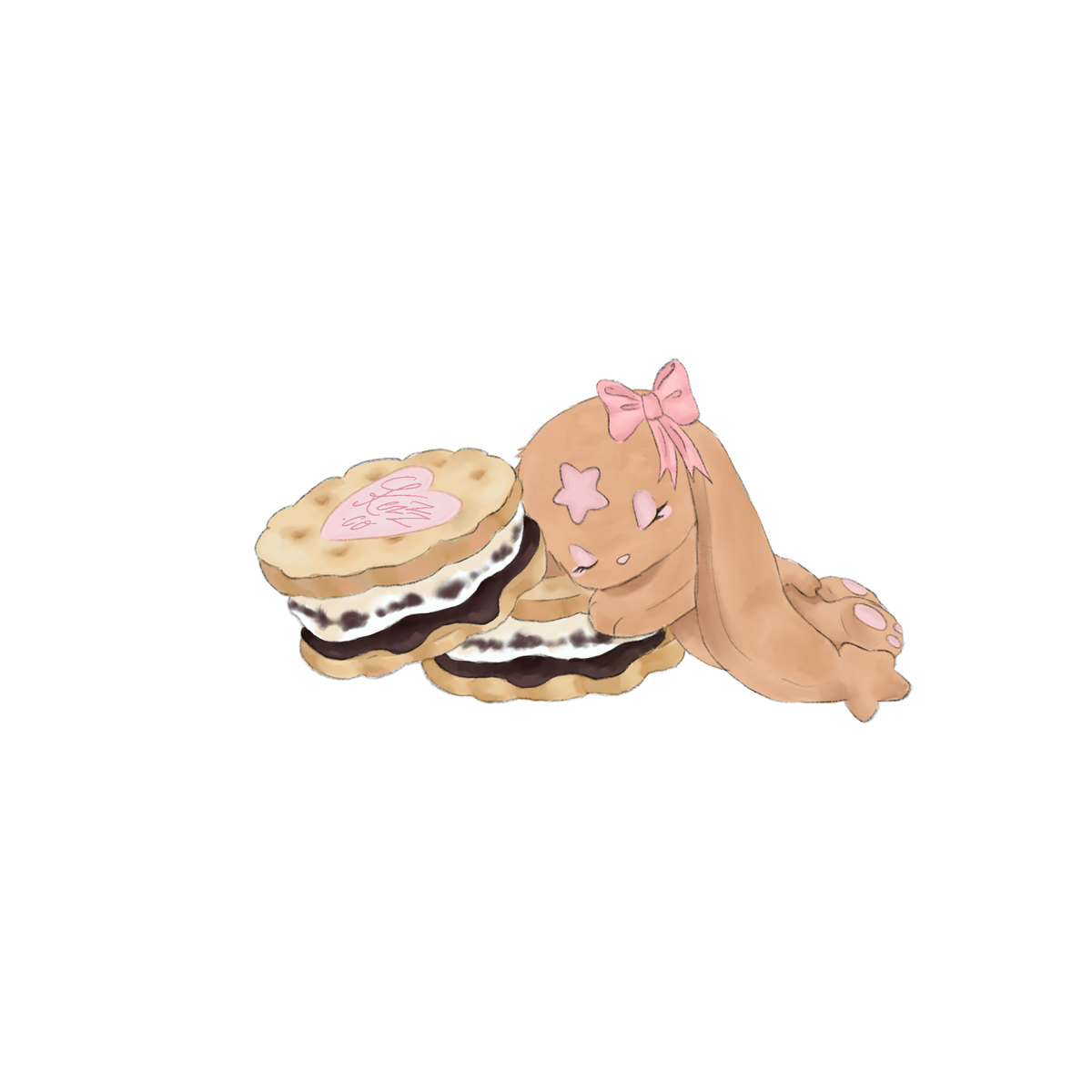 bun-bun and her friends stickers