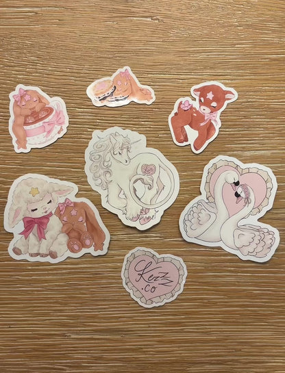 bun-bun and her friends stickers
